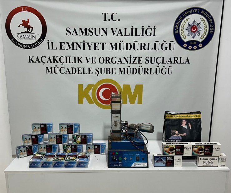 Samsun'da kaçakçılık operasyonunda 2 şüpheli yakalandı