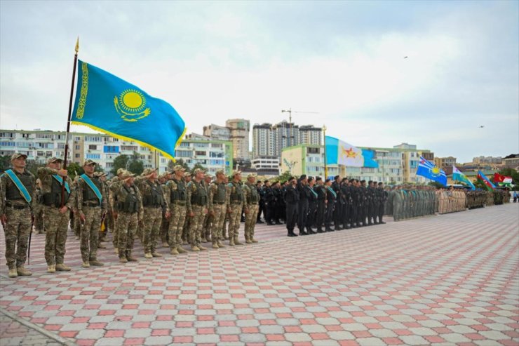 Kazakistan'da Hazar Denizi kıyısında 5 ülkenin katılımıyla "Birleştik-2024" tatbikatı başladı