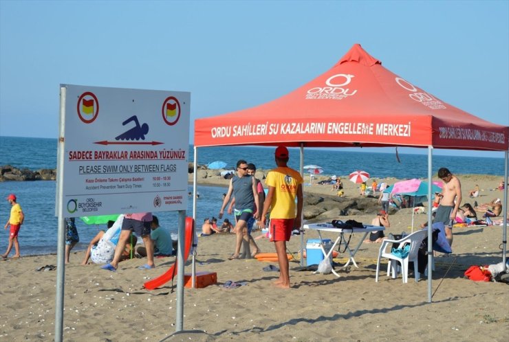 Ordu'da son bir ayda denizde boğulma tehlikesi geçiren 39 kişi kurtarıldı