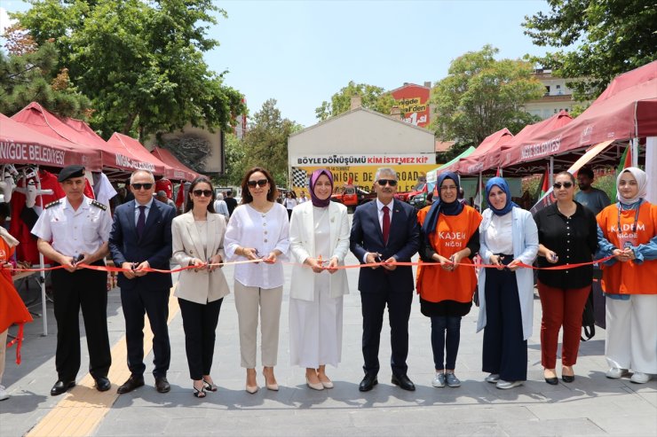 KADEM Niğde Temsilciliği, Filistinlilere destek için hayır çarşısı kurdu