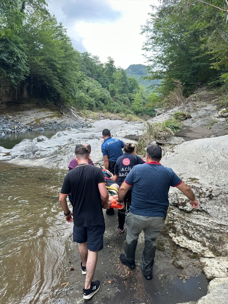 Samsun'da boğulma tehlikesi geçiren imam hastaneye kaldırıldı