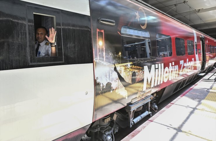 15 Temmuz Demokrasi ve Milli Birlik Treni Ankara'dan yola çıktı