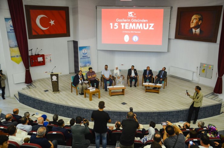 Kütahya'da "Gazilerin Gözünden 15 Temmuz" paneli yapıldı