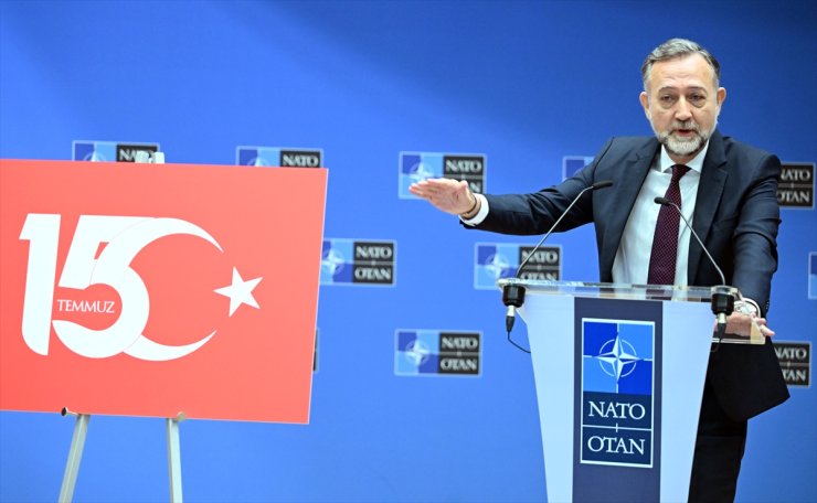 Türkiye'nin NATO Daimi Temsilciliği, 15 Temmuz şehitleri için anma töreni düzenledi