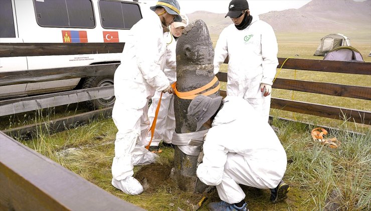 Moğolistan'da Göktürk dönemine ait eserler TİKA'nın desteğiyle restore edildi