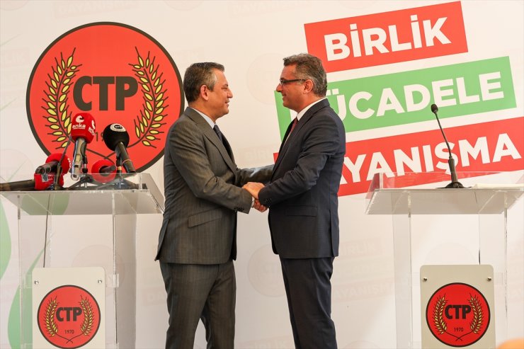 CHP Genel Başkanı Özel, CTP Genel Başkanı Erhürman ile görüştü