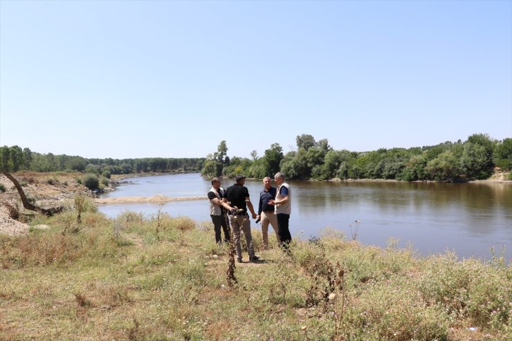 Meriç Nehri'nde kuraklık nedeniyle kontrollü sulamaya geçildi