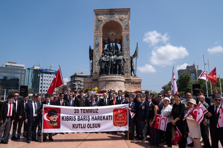 İstanbul'da, Kıbrıs Barış Harekatı'nın 50. yıl dönümü dolayısıyla tören düzenlendi