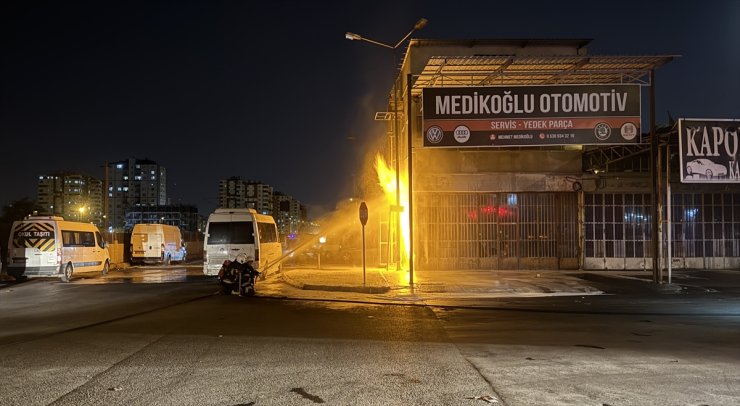 Kayseri'de doğal gaz borusunun patlaması sonucu çıkan yangın söndürüldü