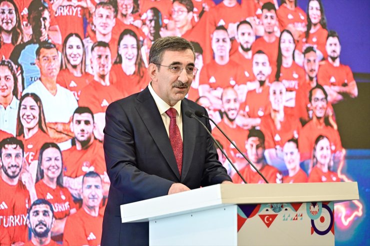 Cumhurbaşkanı Yardımcısı Yılmaz, Paris 2024 Yaz Olimpiyatları'na giden sporcuları uğurlama töreninde konuştu: