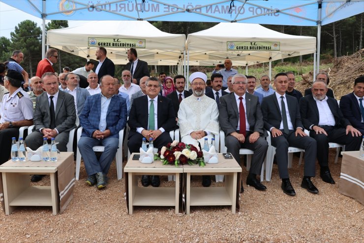 Diyanet İşleri Başkanı Erbaş, Sinop'ta cami temel atma törenine katıldı: