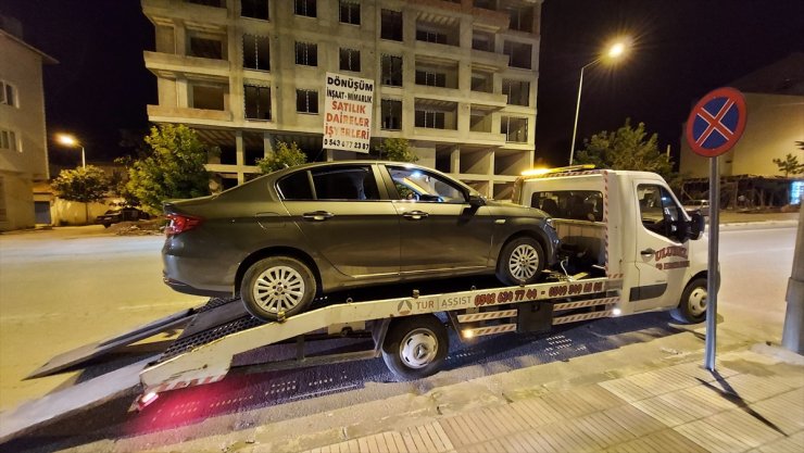 Amasya'da alkollü sürücüye 18 bin lira cezai işlem uygulandı