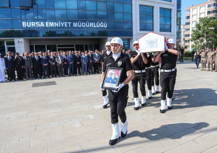 Bursa İl Emniyet Müdür Yardımcısı Özay Başkent son yolculuğuna uğurlanıyor