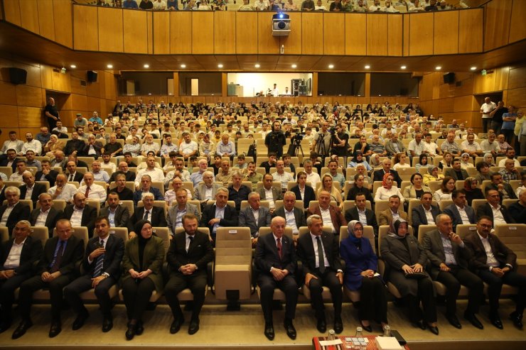 Eski TBMM Başkanı Kahraman, Rize'de "15 Temmuz" söyleşisinde konuştu: