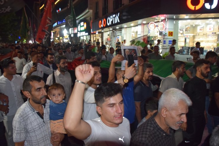 Heniyye suikastı Batman'da düzenlenen yürüyüşle protesto edildi