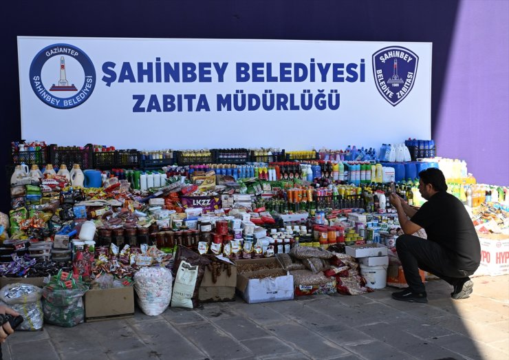 Şahinbey'de 1 haftada son kullanma tarihi geçen 30 bin 82 ürün ele geçirildi