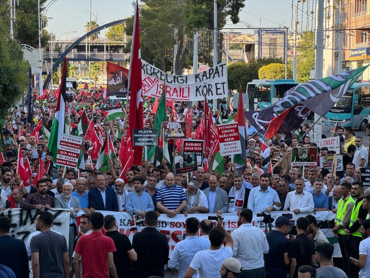 Kahramanmaraş, Şanlıurfa, Malatya ve Kilis'te Heniyye suikastı protesto edildi