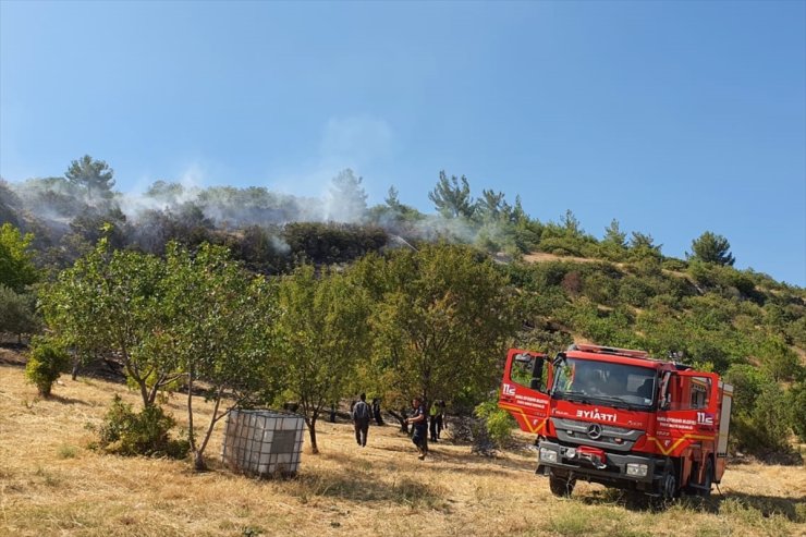 Manisa'da çıkan yangında 3 hektar tarım arazisi zarar gördü