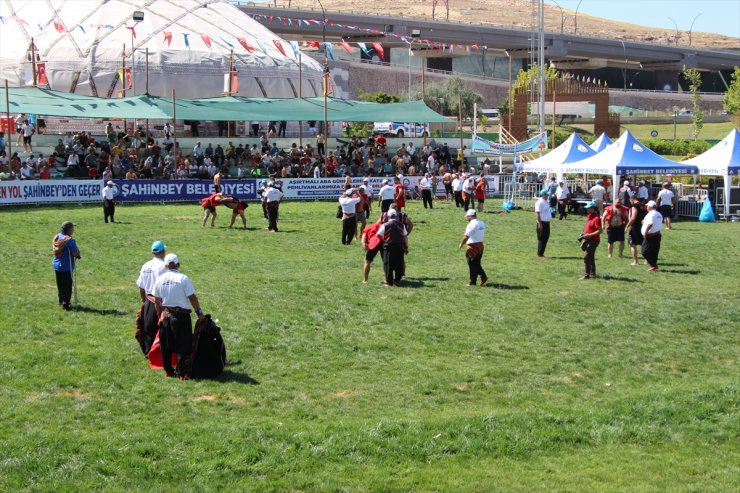 Aşırtmalı Aba Güreşi Türkiye Şampiyonası Gaziantep'te sona erdi