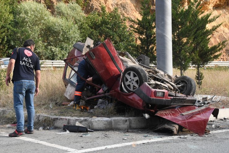 Gümüşhane'de trafik kazasında 1 kişi öldü, 9 kişi yaralandı