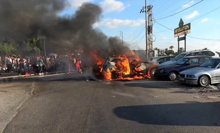 GÜNCELLEME- İsrail'in Lübnan'ın Sayda kentinde bir araca düzenlediği saldırıda Hamas yetkilisi öldü