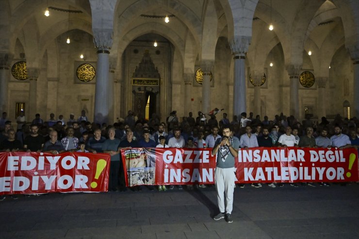 Ankara Filistin Dayanışma Platformu İsrail'i protesto etti