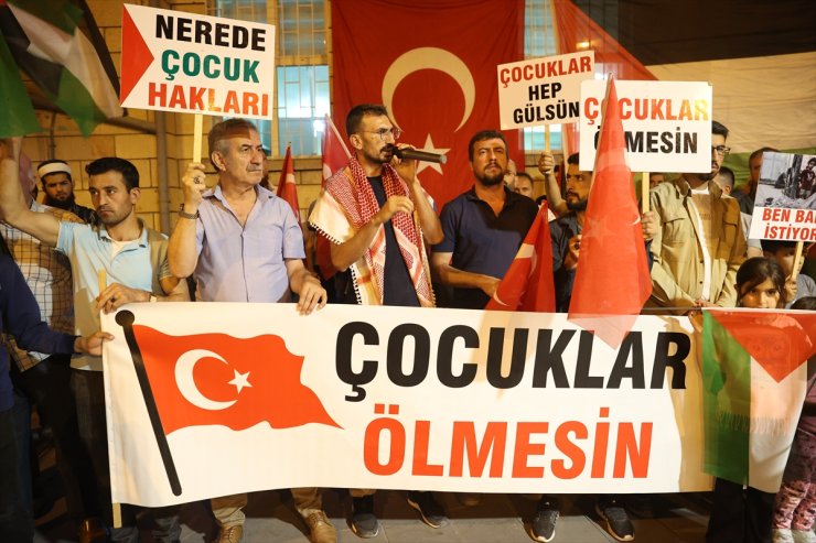 Nevşehir'de İsrail'in Gazze'ye yönelik saldırıları protesto edildi