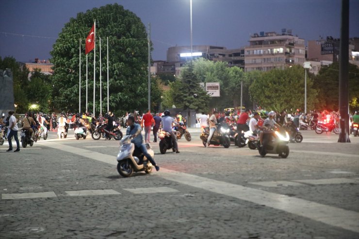 Gaziantep'te motosiklet sürücüleri İsrail'i protesto etti