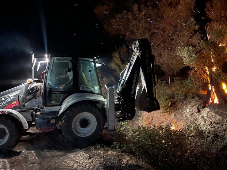 GÜNCELLEME 2- İzmir'in Karaburun ilçesindeki orman yangınına müdahale ediliyor