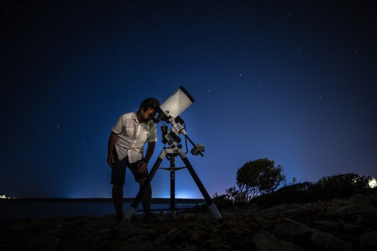 Delice Yarımadası'nda "Perseid meteor yağmuru" gözlemlendi