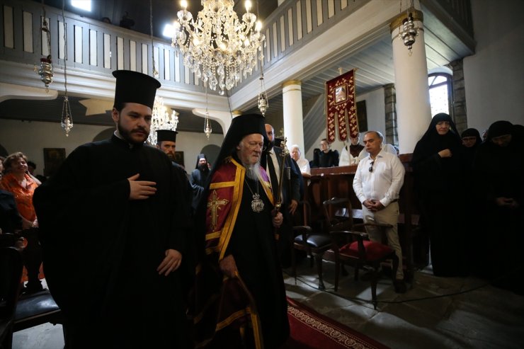 Fener Rum Patriği Bartholomeos, Gökçeada'da ayin yönetti