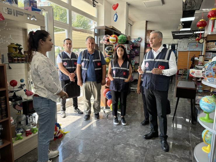 Tekirdağ'da kırtasiye ve zincir marketlerde denetim