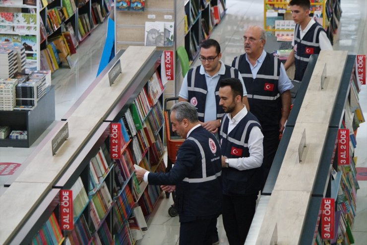 Ticaret Bakanlığı ekipleri Bursa'da kırtasiye ve zincir marketleri denetledi