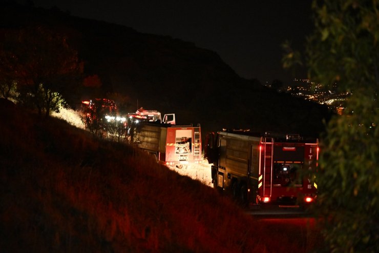 Ankara'da dağlık alanda çıkan yangın söndürüldü