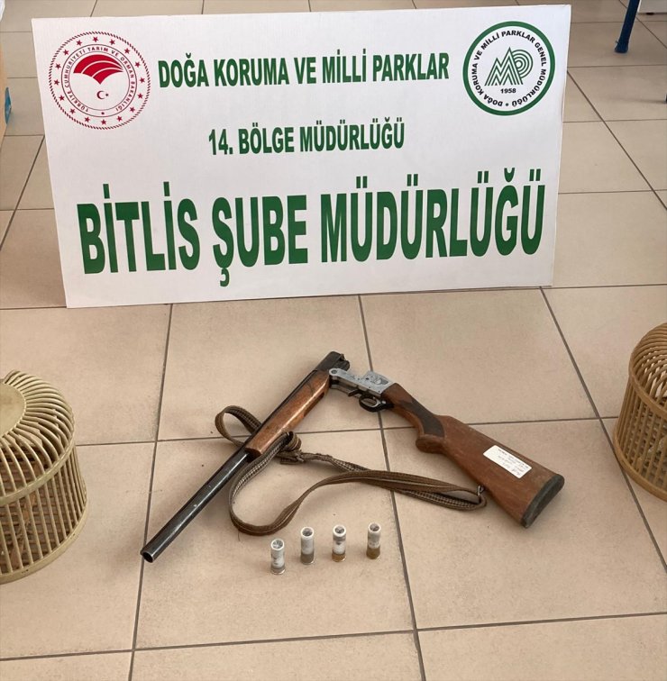 Bitlis'te keklik yakalayan kişiye 36 bin 412 lira ceza uygulandı