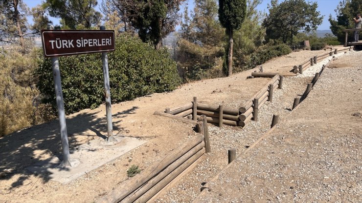 Çanakkale Savaşları Gelibolu Tarihi Alanı'nda yangından zarar gören bölge doğal görünümüne kavuşturulacak