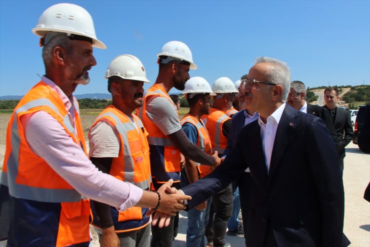 Ulaştırma ve Altyapı Bakanı Uraloğlu, Kırklareli'nde yapımı süren projeleri inceledi