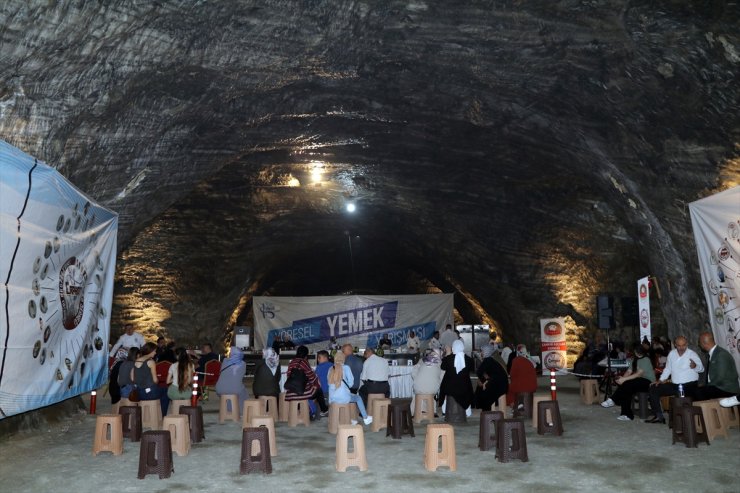 Çankırı'da tencereler yerin 150 metre altında yöresel lezzetler için kaynadı