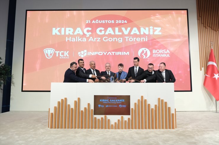 Borsa İstanbul'da gong Kıraç Galvaniz için çaldı