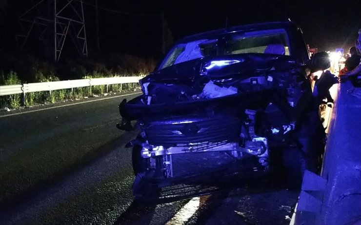 Düzce'de zincirleme trafik kazasında 5 kişi yaralandı