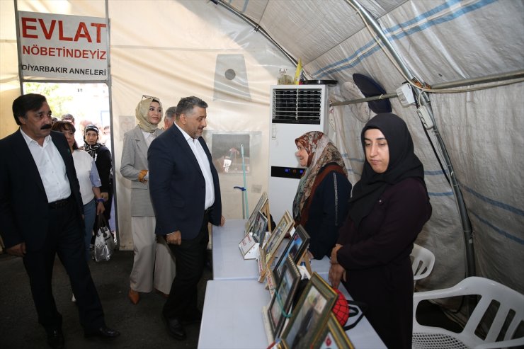 Diyarbakır annelerinin oturma eylemine destek ziyareti