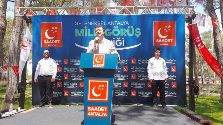 Saadet Partisi Genel Başkanvekili Arıkan, Antalya'da konuştu: