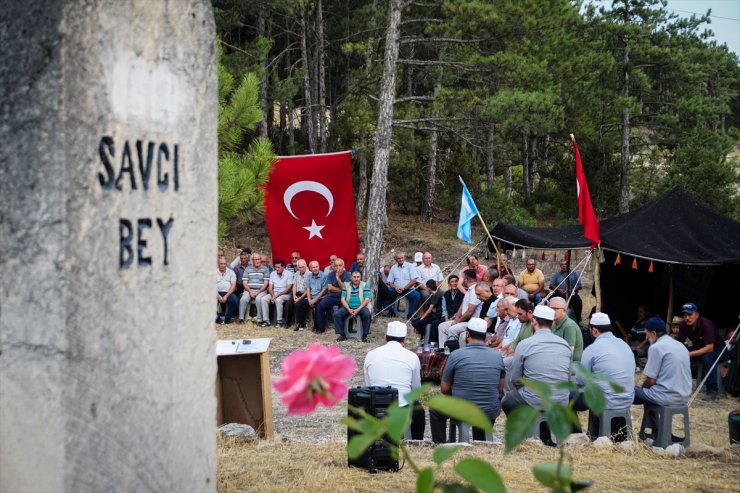 Ertuğrul Gazi'nin oğlu Saru Batu Savcı Bey, Domaniç'teki kabri başında anıldı