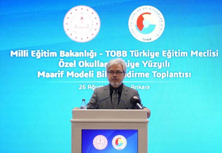 Milli Eğitim Bakan Yardımcısı Yelkenci, "Türkiye Yüzyılı Maarif Modeli Bilgilendirme Toplantısı"nda konuştu: