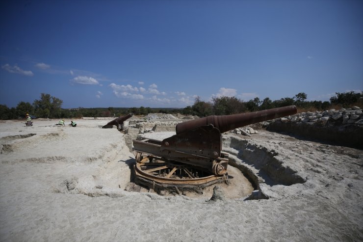 Çanakkale'deki Osmanlı top mevzileri 109 yıl sonra ziyaretçilere açık hale getirildi