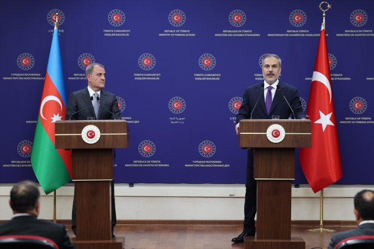 Dışişleri Bakanı Fidan, Azerbaycan Dışişleri Bakanı Bayramov ile ortak basın toplantısında konuştu: