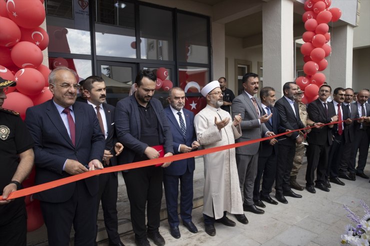 Diyanet İşleri Başkanı Erbaş, Tunceli'de Kur'an kursu ve müftülük binası açılışı yaptı