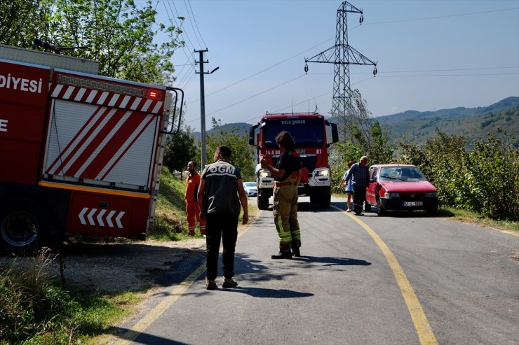 Düzce'de ormanlık alanda çıkan yangın kontrol altına alındı