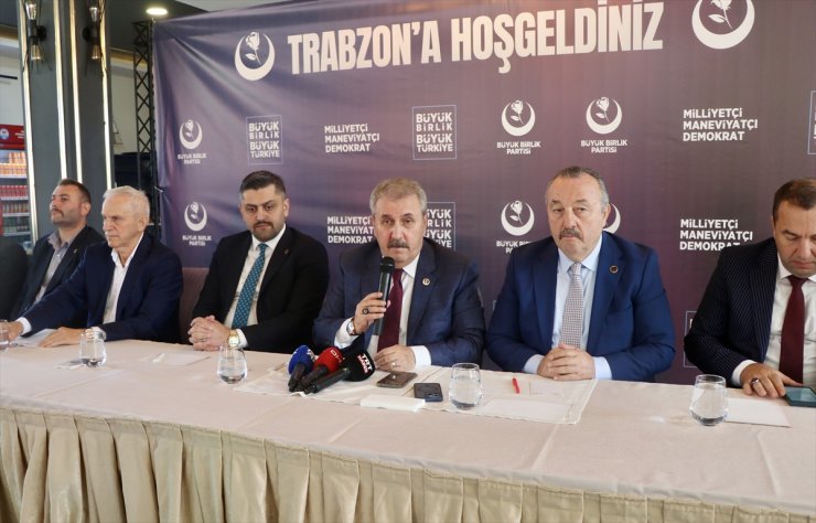 BBP Genel Başkanı Destici, Trabzon'da konuştu: