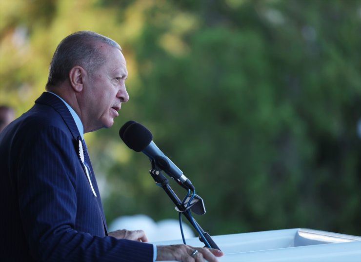 Cumhurbaşkanı Erdoğan, MSÜ Hava Harp Okulu Diploma Alma ve Sancak Devir Teslim Töreni'nde konuştu: (1)